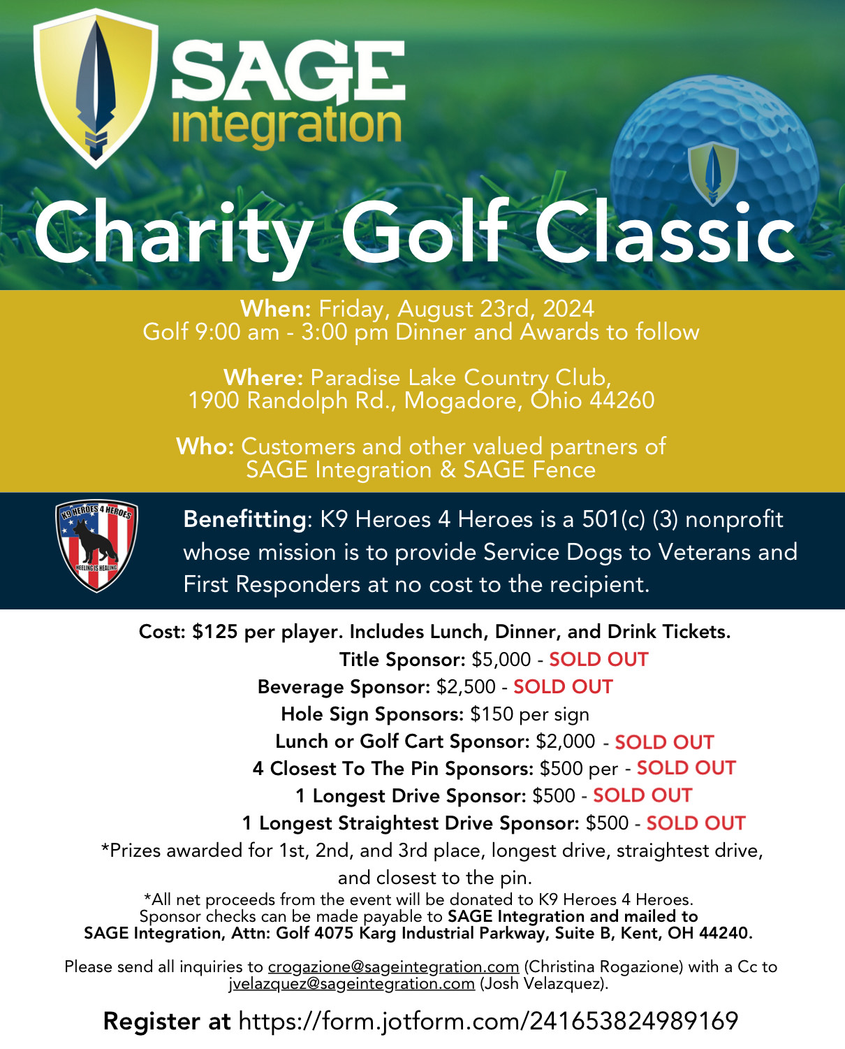 Sage Golf Outing